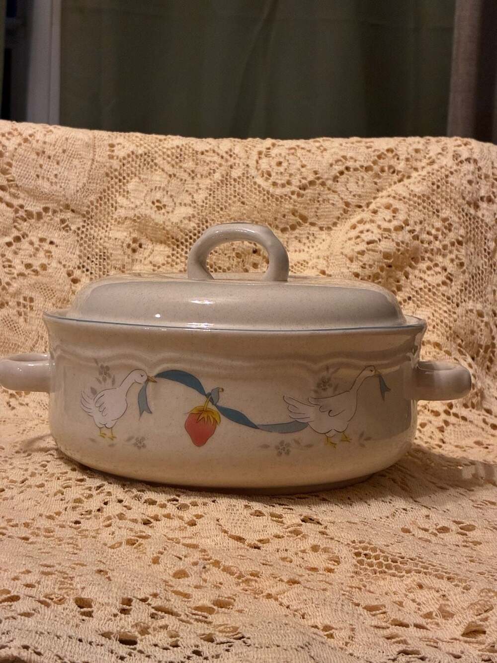 International China Marmalade Round Covered Casserole Dish with Lid